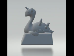 Key cap 1u row 1 3d print 3D Print Model
