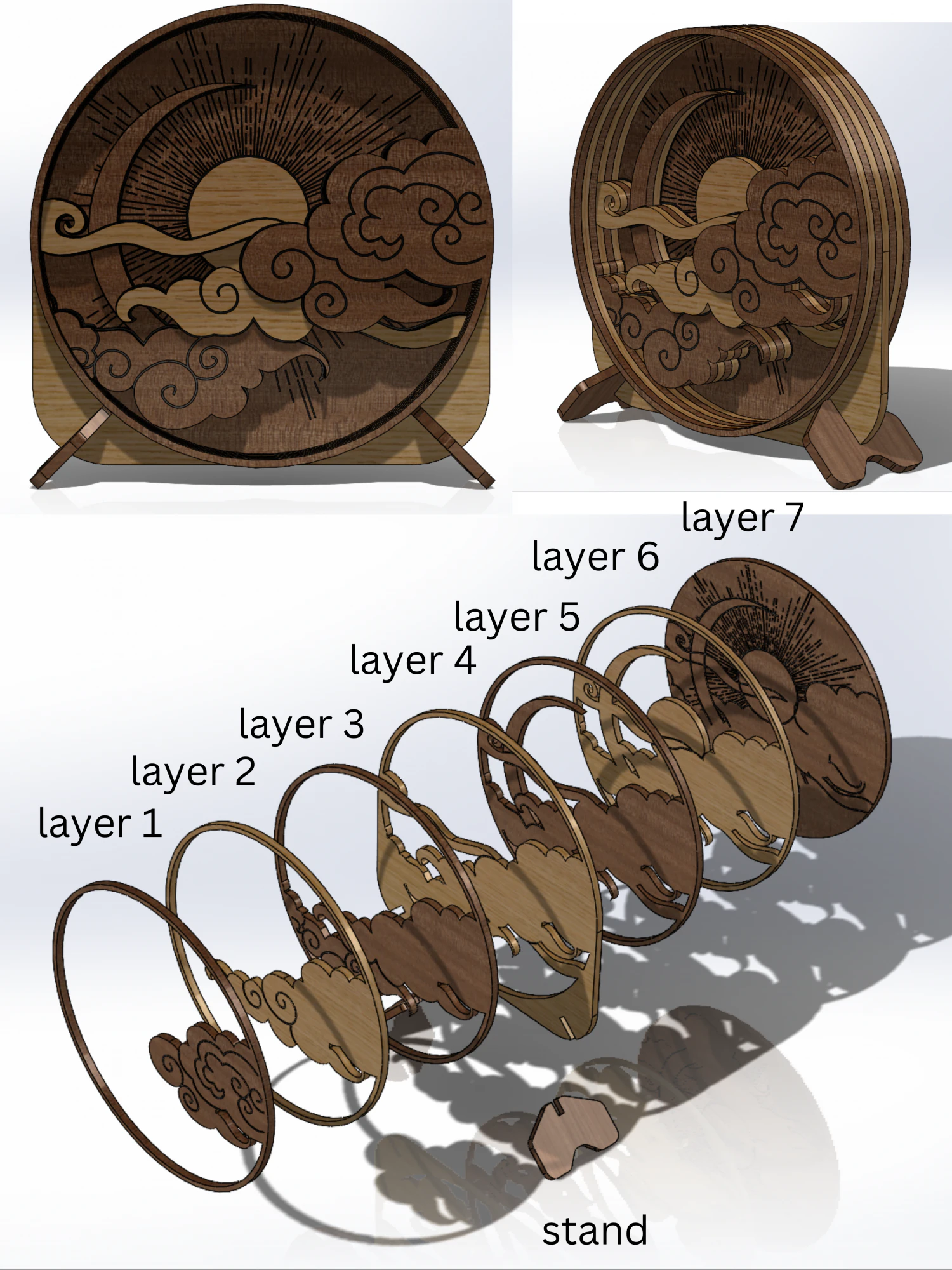 Decorating models for study desks or glass cabinets 3D Model .c4d .max .obj .3ds .fbx .stl .blend 