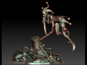 Harley Quinn Ready to Print 3D Print Model