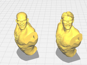 Green Lantern Ready to Print 3D 打印模型