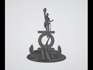 Green Lantern Ready to Print 3D Принт Модель