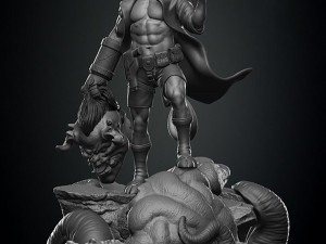 Hellboy Ready to Print 3D-Druckmodell