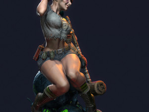 Harley Quinn Ready to Print 3D 프린트 모델