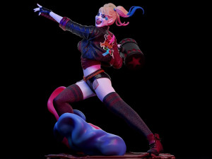 Harley Quinn Ready to Print 3D Baskı Modeli