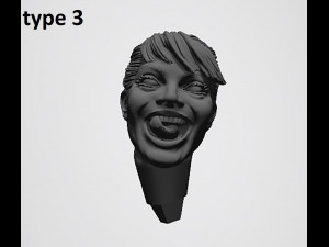 Harley Quinn Ready to Print 3D Baskı Modeli