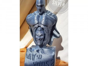 Batman vs Joker Bust Ready to Print 3D Print Model