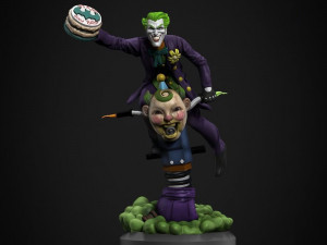 Joker Miniature 3D 프린트 모델