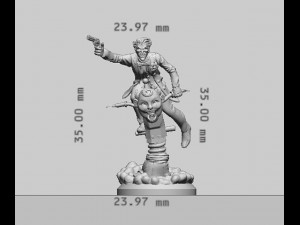 Joker Miniature 3D 프린트 모델