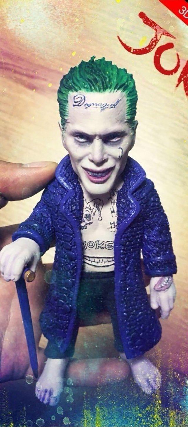 Chibi Joker 3D Druckmodell .c4d .max .obj .3ds .fbx .stl .blend