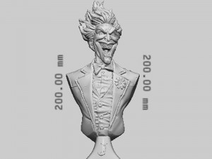 Joker Bust 3D Принт Модель