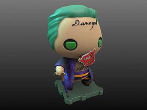 Suicide Squad Joker 3Dプリントモデル