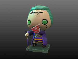 Suicide Squad Joker 3Dプリントモデル