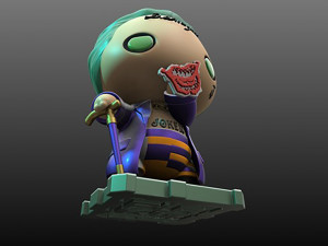 Suicide Squad Joker 3Dプリントモデル
