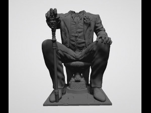 Joker Statue 3Dプリントモデル