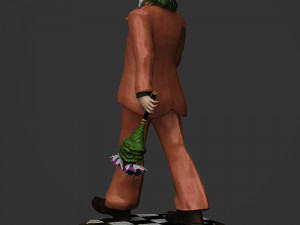Joker Clown with Roses 3D Print Model