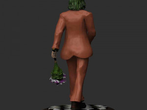 Joker Clown with Roses 3D Print Model