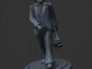 Joker Clown with Roses 3D Print Model