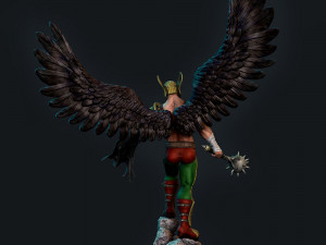 Hawkman Statue 3Dプリントモデル