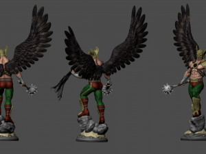 Hawkman Statue 3Dプリントモデル
