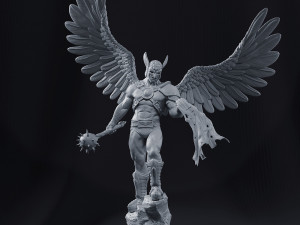 Hawkman Statue 3Dプリントモデル