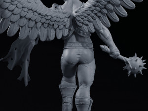 Hawkman Statue 3Dプリントモデル