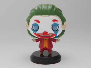 Joker Figure 3Dプリントモデル