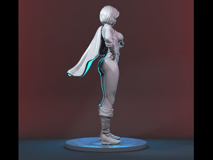 Power Girl Figure Modelo de Impressão 3D