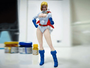 Power Girl Figure Modelo de Impressão 3D