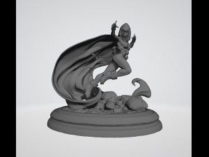 Raven Statues Modelo de Impressão 3D
