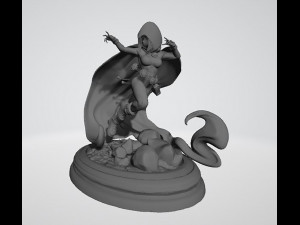 Raven Statues Modelo de Impressão 3D