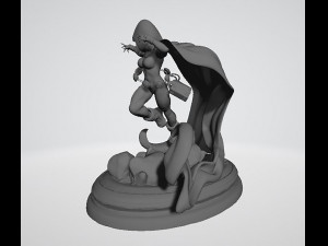 Raven Statues Modelo de Impressão 3D