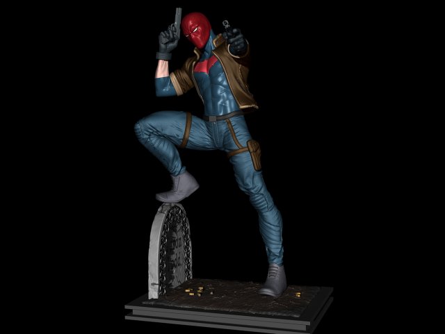 Red Hood Injustice Modelo de Impressão 3D .c4d .max .obj .3ds .fbx .stl .blend 
