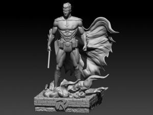 Robin Statues Model Cetak 3D