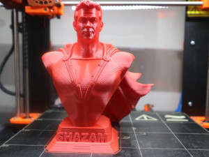 Shazam Bust Modèles 3D en vedette