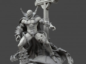 Spawn Figure 3D Print Model