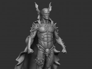 Spawn Figure 3D Print Model