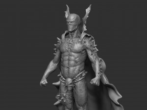 Spawn Figure 3D Print Model