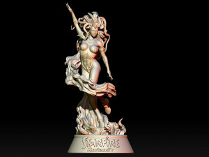 Starfire Statue 3D प्रिंट मॉडल