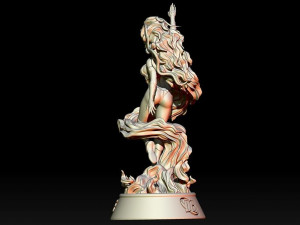 Starfire Statue 3D-Druckmodell
