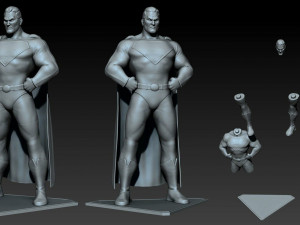 Alex Ross Superman Toy 3Dプリントモデル