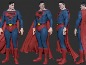 Superman Figures 3D 프린트 모델