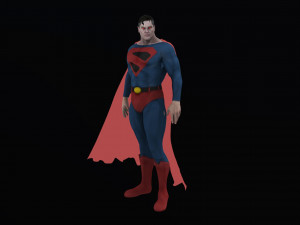 Superman Figures 3D 프린트 모델