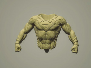 Superman 3D-Druckmodell