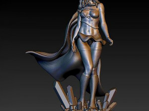 Supergirl Figure 3D Print Model
