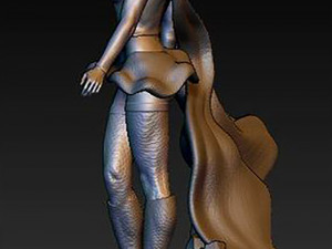 Supergirl Figure Model do druku 3D