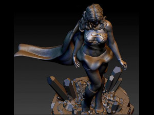 Supergirl Figure Model do druku 3D