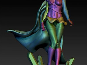 Supergirl Figure Model do druku 3D