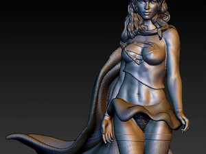 Supergirl Figure Model do druku 3D