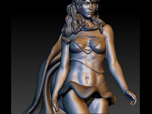 Supergirl Figure Model do druku 3D
