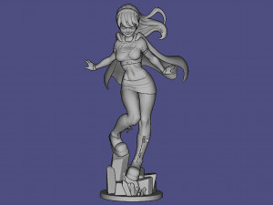 Supergirl Statue 3D Принт Модель